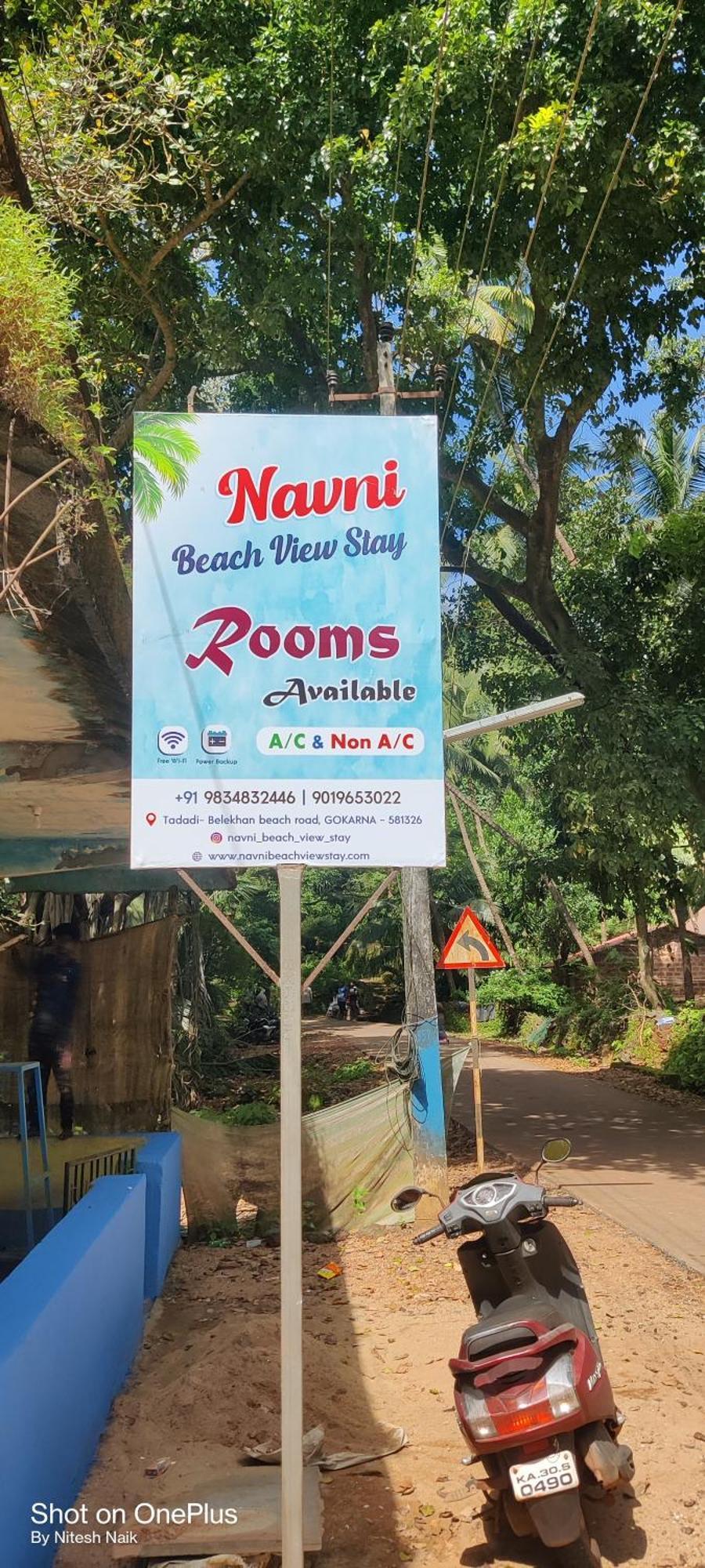 Navni Beach View Stay Gokarna  Eksteriør bilde